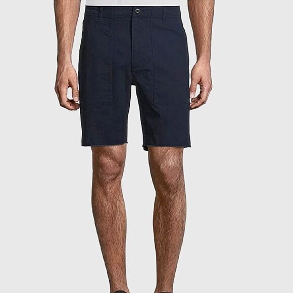 NWT No Boundaries Black Soot Stretch Flat Front Shorts Navy - Picture 1 of 3